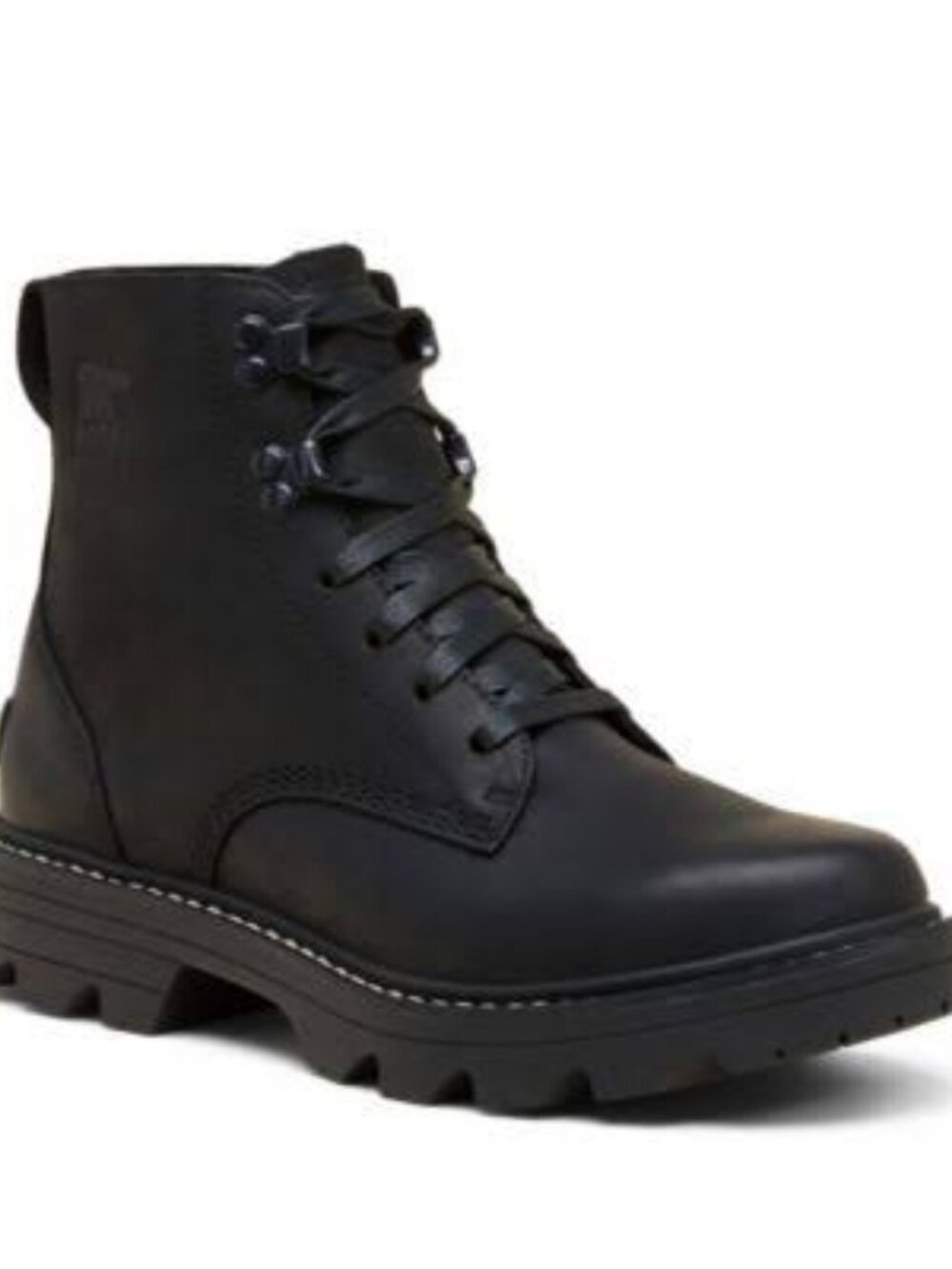 SOREL  Revel Rd Boots Lace Waterproof  Black Leather  Size Women 11 M   NEW